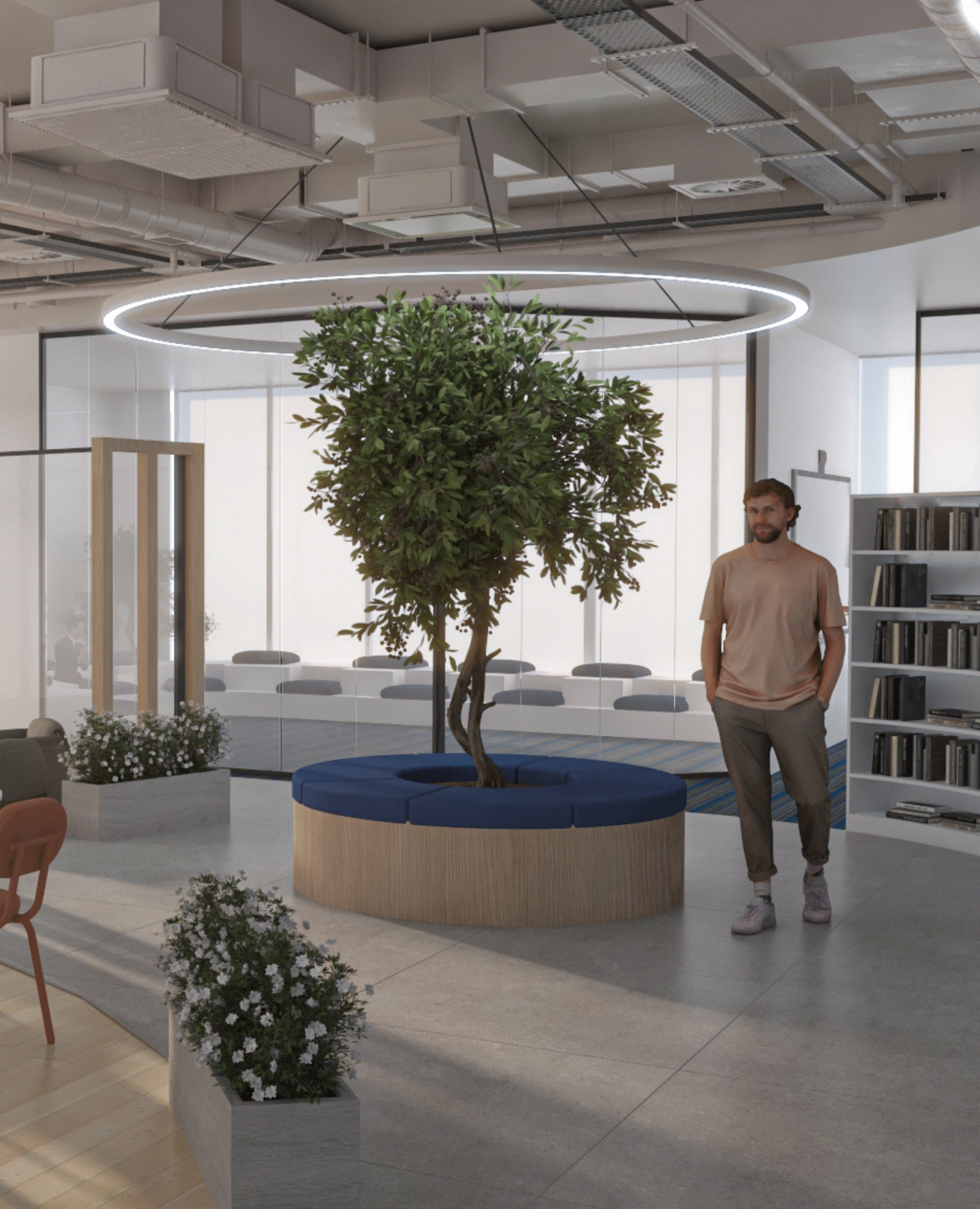 Youth Hub<br>Interior Design<br>by AMTC Reno in DIP 2, Dubai